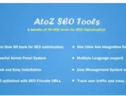 A to Z SEO Tools Full Website with License Sell