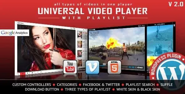 Universal Video Player WordPress Plugin