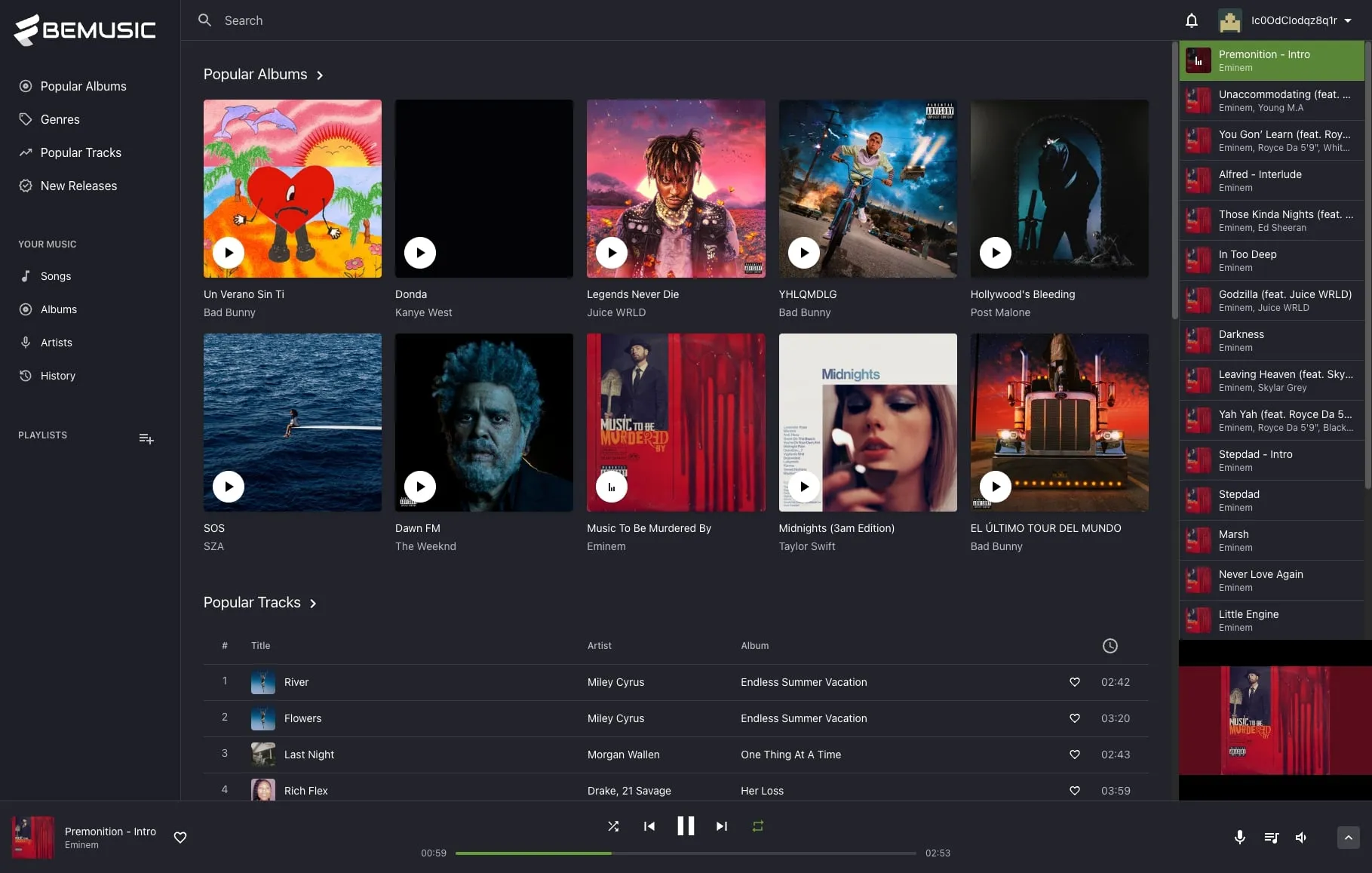 BeMusic Php Script - Music Streaming Engine